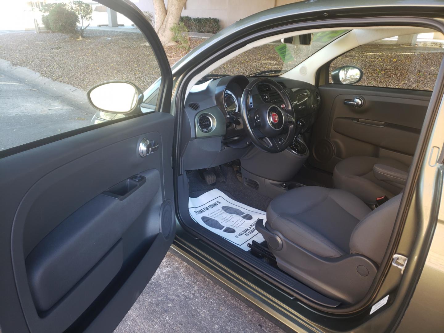 2012 green /gray and lite gray Fiat 500 pop (3C3CFFAR8CT) , 5-Speed Automatic transmission, located at 323 E Dunlap Ave., Phoenix, AZ, 85020, (602) 331-9000, 33.567677, -112.069000 - 2012 FIAT 500,........EXCELLENT condition, A Real Must See!!.... ONLY 129K miles..... Ice cold A/C, No accidents, Power everything, Stereo/cd player, Phone sync, Bluetooth, Clean gray and lite gray interior with gray cloth seats in near perfect condition, power windows, power door locks, clean Arizo - Photo#8